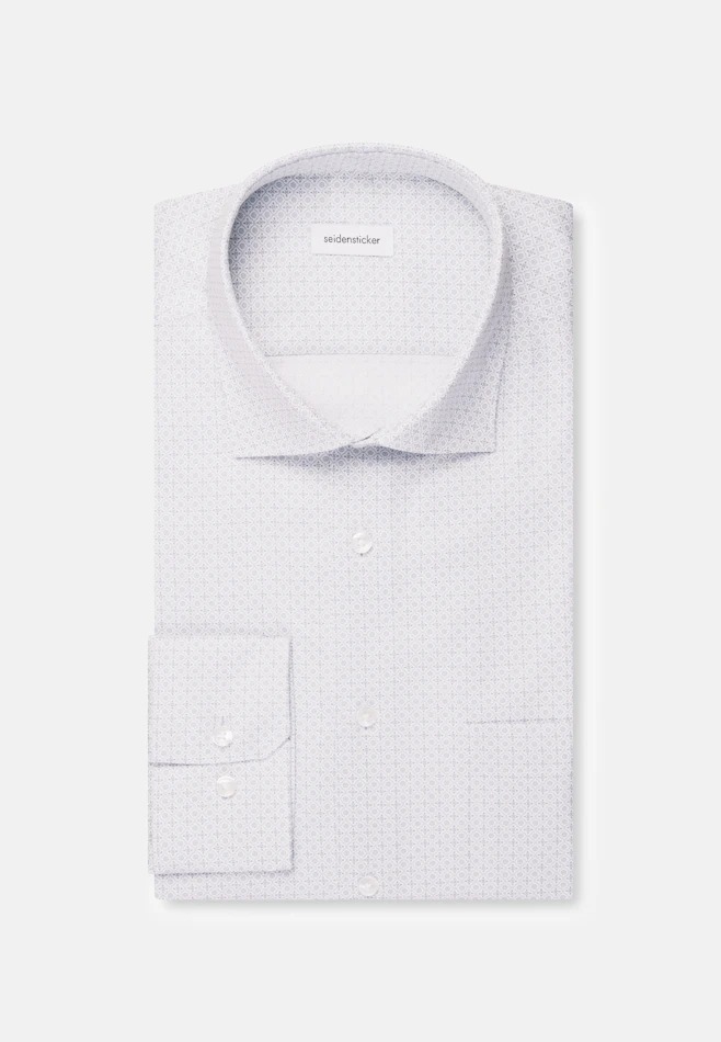 Regular Business shirt Print in Grün | Seidensticker online shop