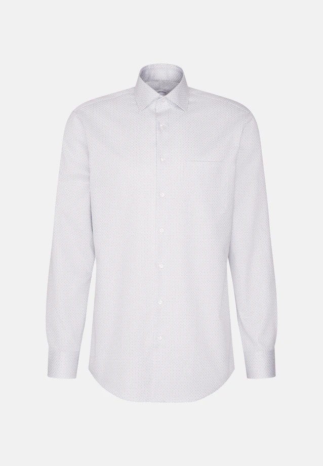 Regular Business shirt Print in Grün |  Seidensticker Onlineshop