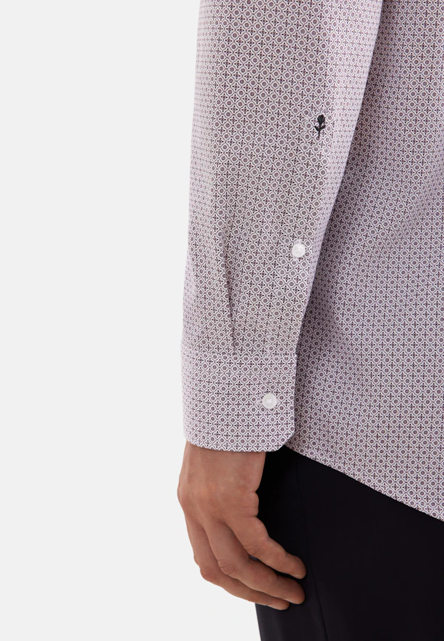 Regular Chemise d'affaires Imprimé in Rouge |  Seidensticker Onlineshop