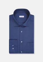 Regular Business shirt Structure in Mittelblau |  Seidensticker Onlineshop