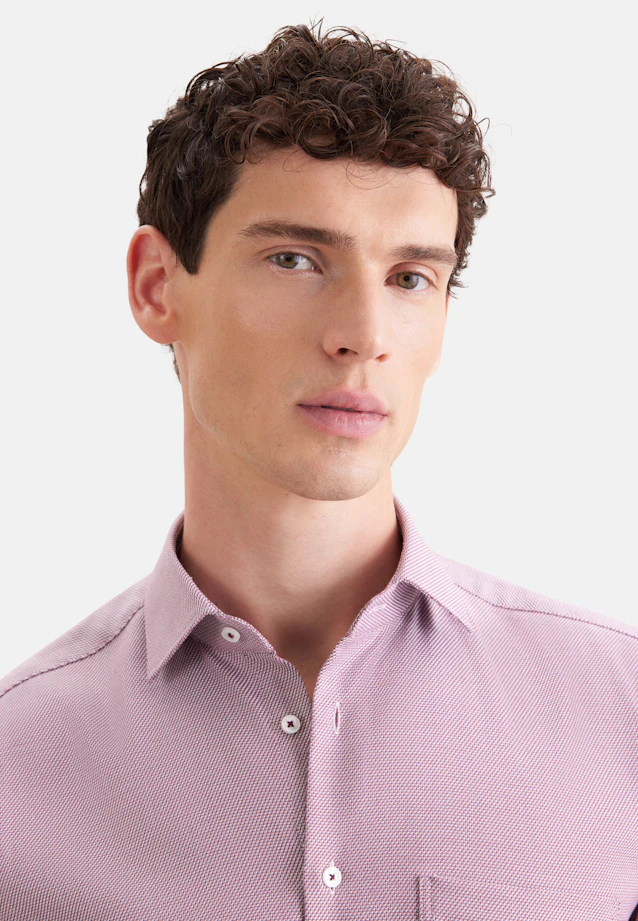 Regular Chemise d'affaires Structure in Rose Fuchsia |  Seidensticker Onlineshop