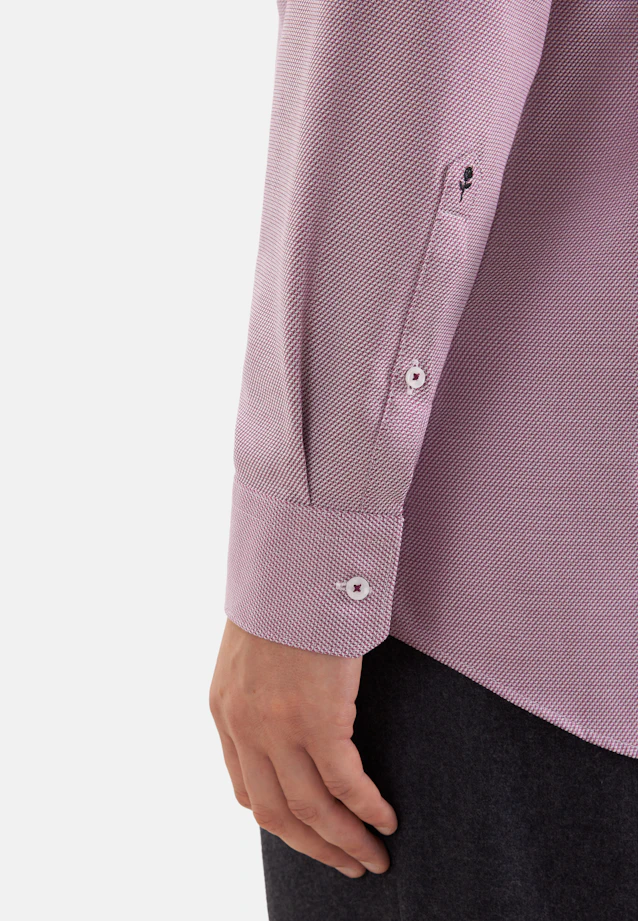 Regular Chemise d'affaires Structure in Rose Fuchsia |  Seidensticker Onlineshop