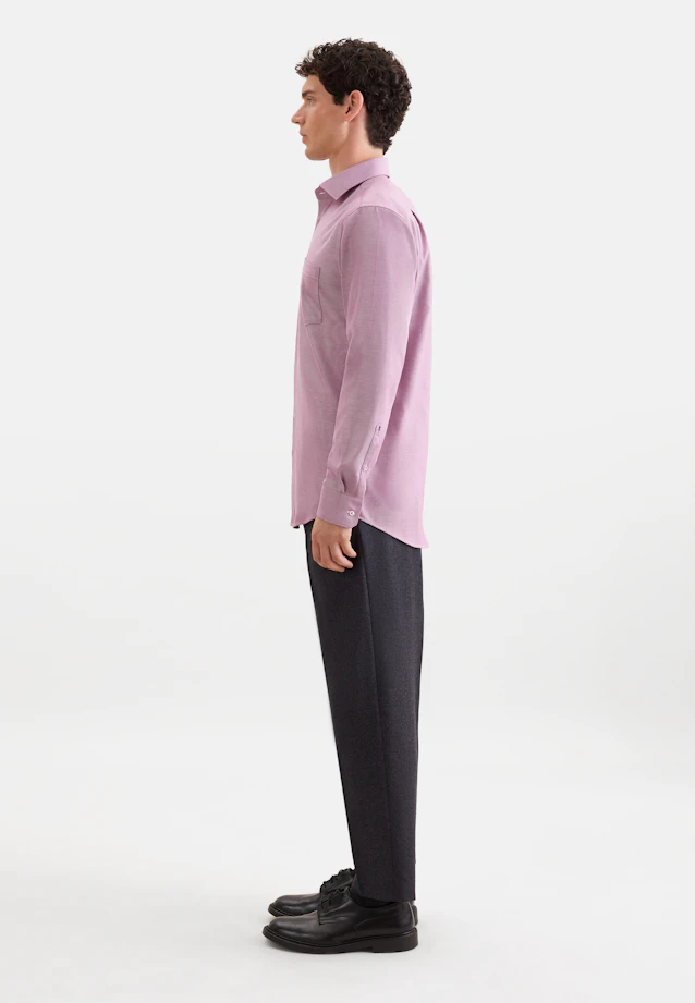 Regular Chemise d'affaires Structure in Rose Fuchsia |  Seidensticker Onlineshop