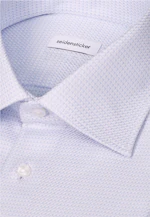 Regular Chemise d'affaires Structure in Bleu Clair |  Seidensticker Onlineshop