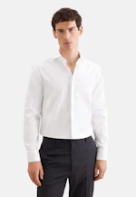 Regular Chemise d'affaires Chevron in Blanc |  Seidensticker Onlineshop
