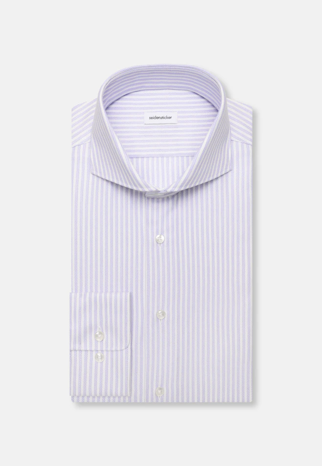 Regular Business shirt Stripes in Mittelblau | Seidensticker online shop