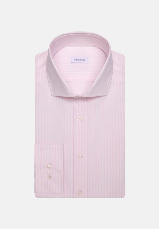 Shaped Chemise d'affaires Rayures in Rose Fuchsia |  Seidensticker Onlineshop