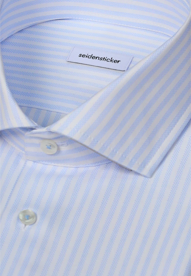 Shaped Business shirt Stripes in Hellblau |  Seidensticker Onlineshop