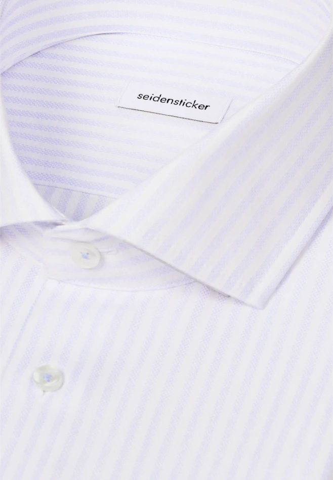 Shaped Business shirt Stripes in Hellblau | Seidensticker online shop