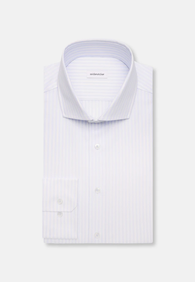 Shaped Business shirt Stripes in Hellblau |  Seidensticker Onlineshop