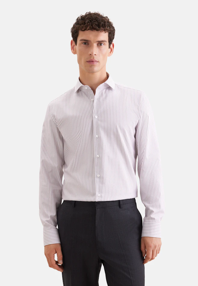 Shaped Business shirt Stripes in Rot | Seidensticker online shop