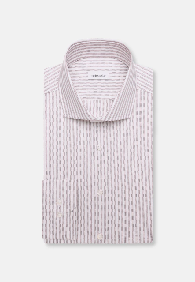 Shaped Business shirt Stripes in Rot |  Seidensticker Onlineshop