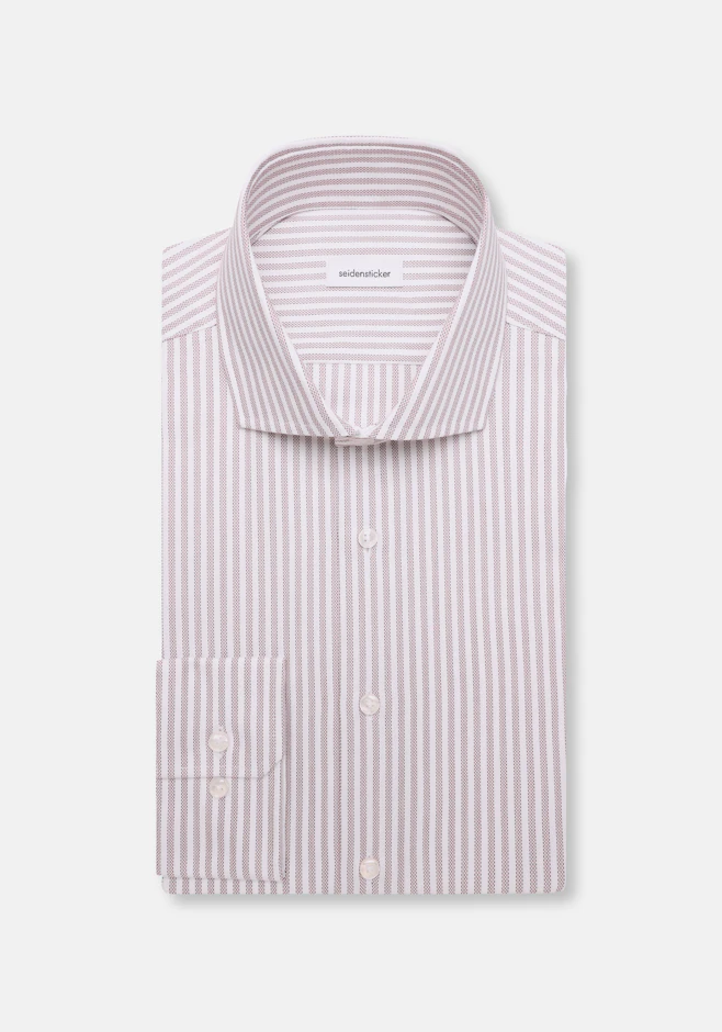 Shaped Business shirt Stripes in Rot | Seidensticker online shop