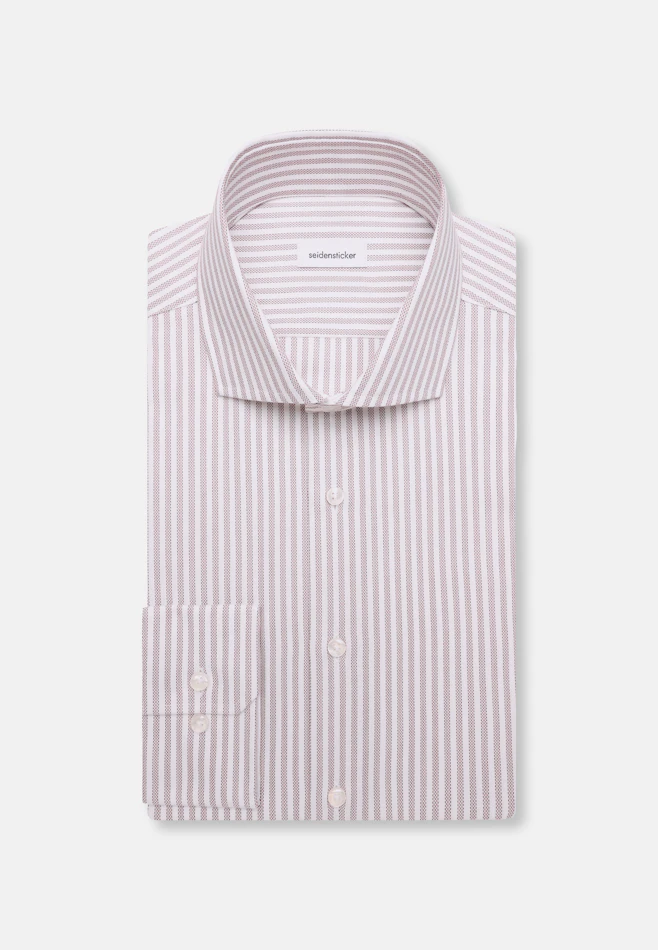 Shaped Business shirt Stripes in Rot | Seidensticker online shop