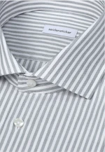 Shaped Business Hemd Gestreift in Grün |  Seidensticker Onlineshop