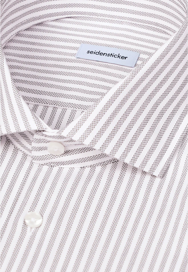 Shaped Business shirt Stripes in Grün | Seidensticker online shop