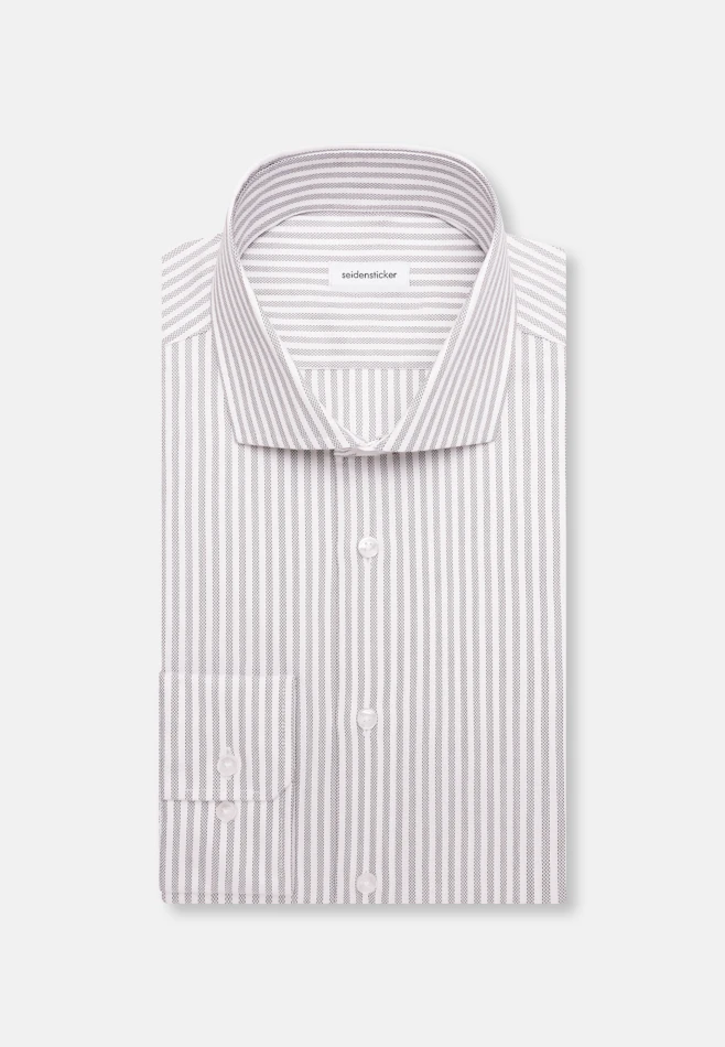 Shaped Business shirt Stripes in Grün | Seidensticker online shop