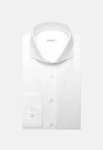 Slim Business shirt Herringbone in Weiß |  Seidensticker Onlineshop