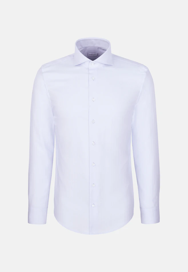 Slim Business Hemd Fischgrat in Hellblau | Seidensticker Onlineshop