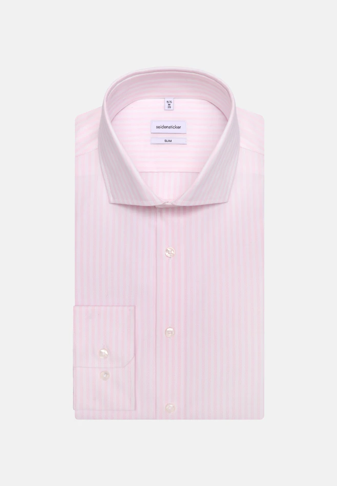 Slim Business Hemd Gestreift in Rosa | Seidensticker Onlineshop