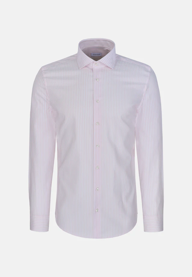 Slim Business Hemd Gestreift in Rosa |  Seidensticker Onlineshop