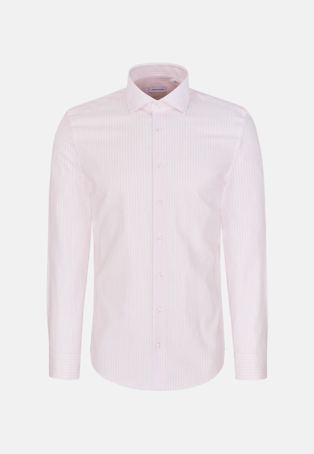 Slim Business Hemd Gestreift in Rosa |  Seidensticker Onlineshop