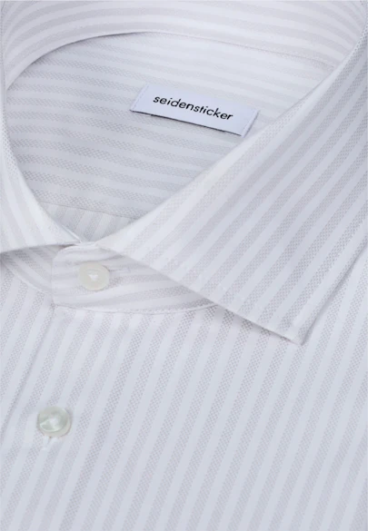 Slim Business Hemd Gestreift in Grau |  Seidensticker Onlineshop