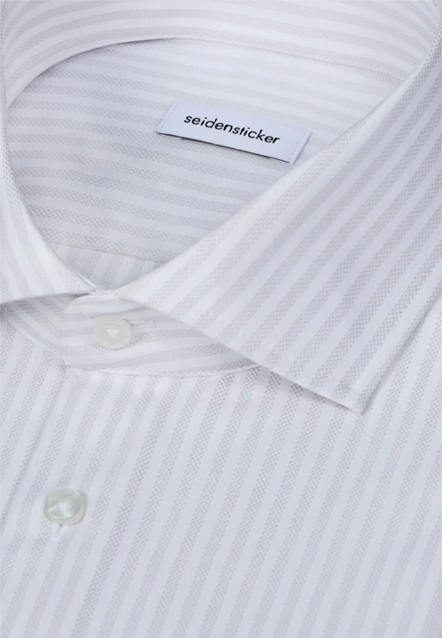 Slim Business Hemd Gestreift in Grau |  Seidensticker Onlineshop