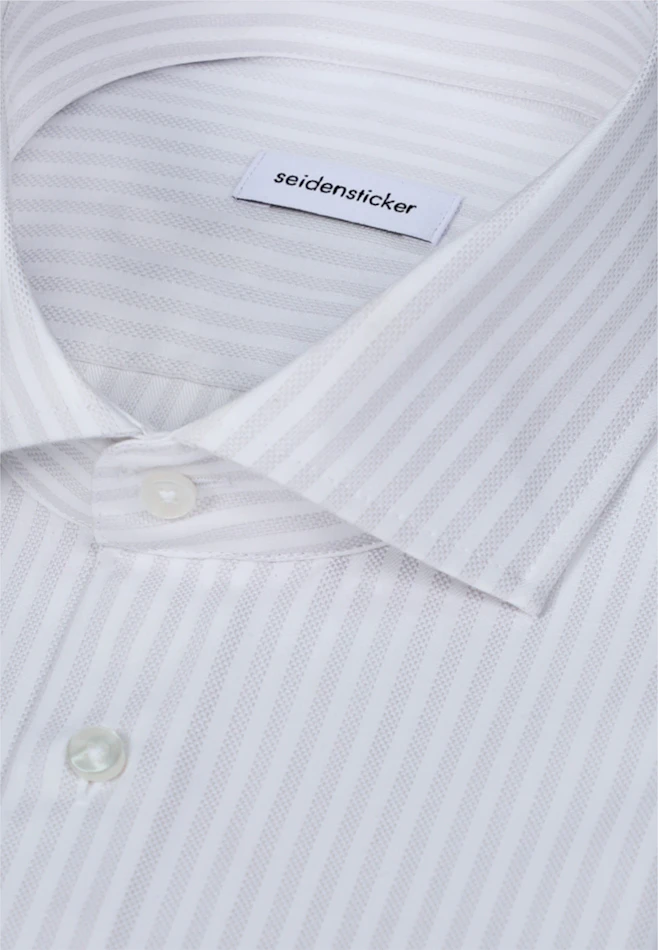 Slim Business Hemd Gestreift in Grau | Seidensticker Onlineshop
