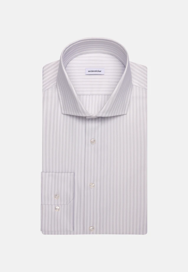 Slim Business Hemd Gestreift in Grau |  Seidensticker Onlineshop