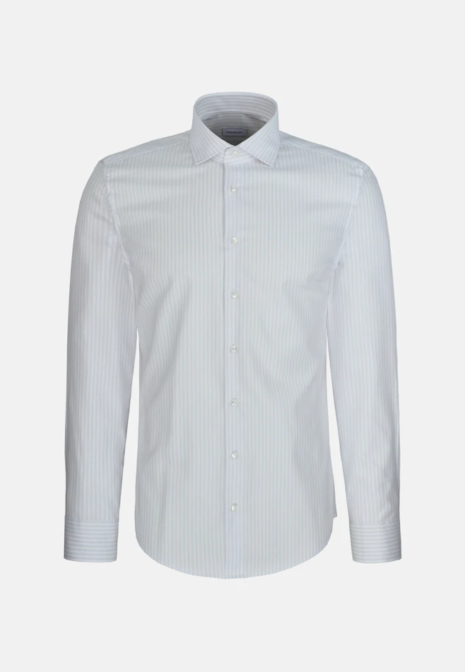 Slim Business Hemd Gestreift in Grau | Seidensticker Onlineshop