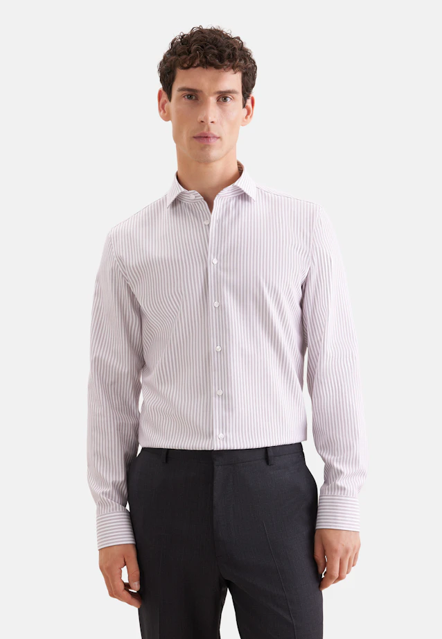 Slim Business Hemd Gestreift in Rot |  Seidensticker Onlineshop