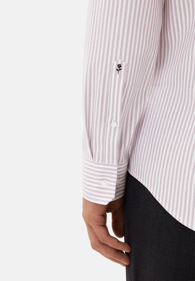 Slim Business Hemd Gestreift in Rot |  Seidensticker Onlineshop