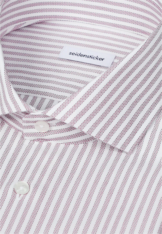 Slim Business Hemd Gestreift in Rot |  Seidensticker Onlineshop