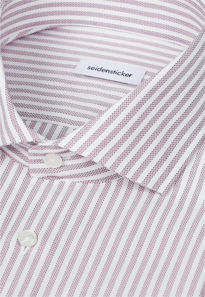 Slim Business Hemd Gestreift in Rot | Seidensticker Onlineshop