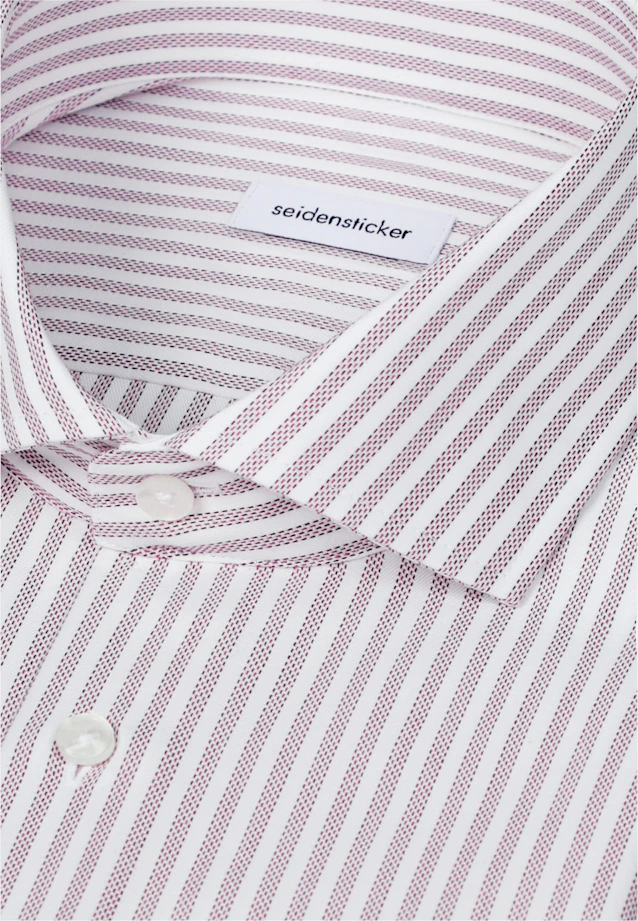Slim Business Hemd Gestreift in Rot |  Seidensticker Onlineshop