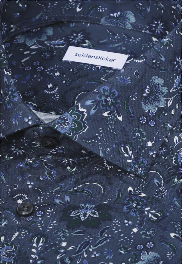 Slim Chemise d'affaires Imprimé in Gris |  Seidensticker Onlineshop