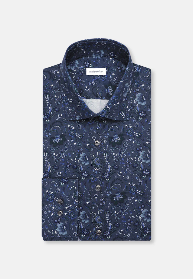 Slim Business shirt Print in Grey |  Seidensticker Onlineshop