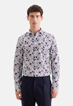 Slim Business Hemd Druck in Rot |  Seidensticker Onlineshop