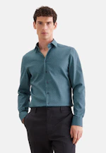 Slim Business shirt Print in Grün |  Seidensticker Onlineshop