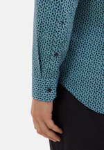 Slim Business shirt Print in Grün |  Seidensticker Onlineshop
