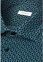 Slim Business shirt Print in Grün |  Seidensticker Onlineshop
