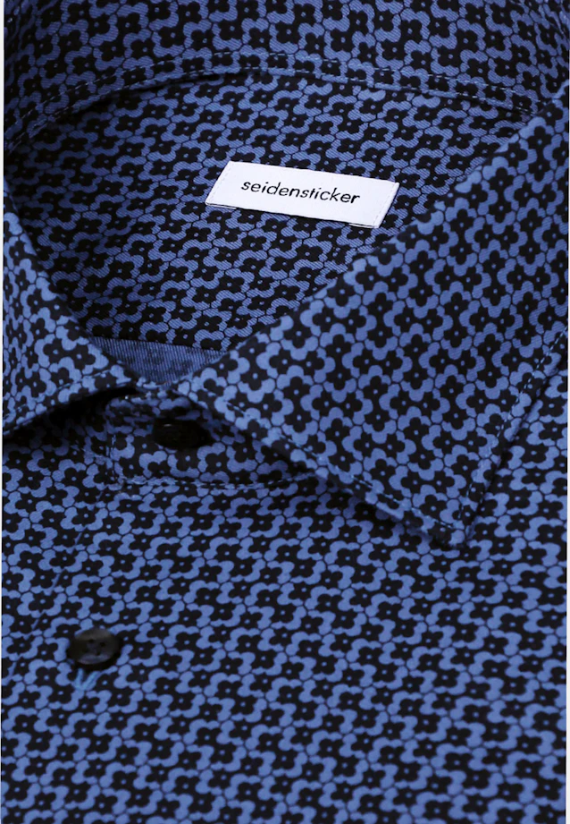 Slim Chemise d'affaires Imprimé in Bleu Moyen |  Seidensticker Onlineshop