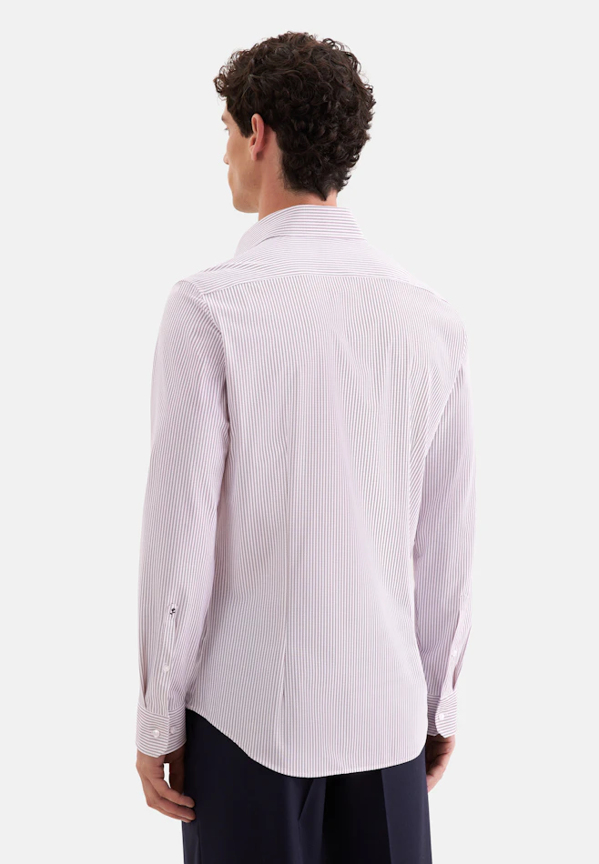 Slim Performance-Hemd Druck in Rot | Seidensticker Onlineshop
