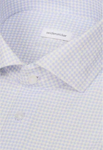 Slim Chemise Performance Imprimé in Bleu Clair |  Seidensticker Onlineshop