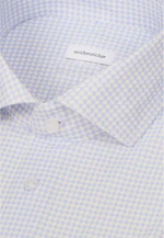 Slim Performance-Hemd Druck in Hellblau |  Seidensticker Onlineshop