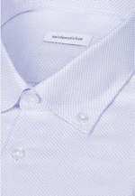 Regular Business Hemd Struktur in Mittelblau |  Seidensticker Onlineshop