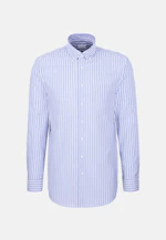 Regular Business shirt Stripes in Mittelblau |  Seidensticker Onlineshop