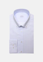 Slim Business shirt Check in Hellblau |  Seidensticker Onlineshop