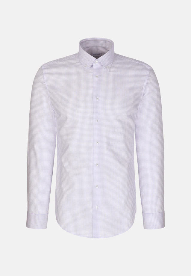 Slim Business shirt Check in Hellblau |  Seidensticker Onlineshop